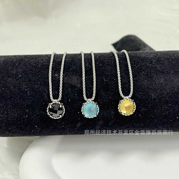 Designer DY Collier Luxe Top Petite Ceinture Collier Quatre Griffe 5A Zircon Pendentif Accessoires Bijoux Haute qualité élégant romantique Saint Valentin cadeau haut de gamme