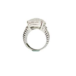 Designer DY Ring Luxe Top 5A 925 Sterling Zilver Groep Set Zirkoon Ring voor Junior Meisjes Accessoires Sieraden Hoge kwaliteit stijlvol romantisch Valentijnsdag cadeau