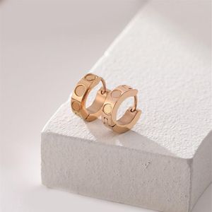 Pendientes de diseñador hombre amor pendiente diseñador para mujer diamante orecchini joyería perno prisionero estilo europeo y pareja pendientes de lujo plat228S