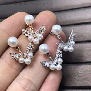 Designer oorbel voor vrouw Moissanite Chaumets Moissanite oorring sieraden luxe oorbel modieus en veelzijdige shangjia pijlpunt parel oorbellen 925 zilver