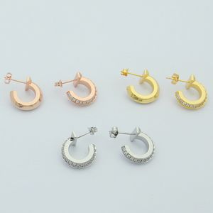 Boucle d'oreille de créateurs pour femmes bijoux de pote femmes bijoux en or C