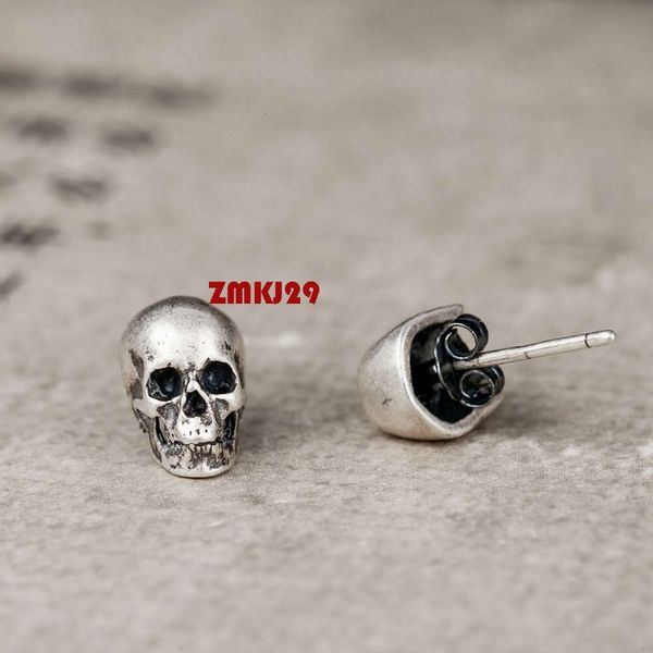 Pendimiento de diseñador Sterling Silver Calavera Personalizados Pequeños Pequeños Pendientes Pendientes Pendientes Pendientes Pendientes Adornos 5951