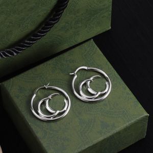 Boucles d'oreilles design 925 boucles d'oreilles en argent Designer pour femmes boucles d'oreilles bijoux boucles d'oreilles créoles