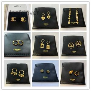 Designer oorbellen voor vrouwen CE Ear Stud luxe oorrang sieraden klassiek merk ornamenten trouwfeest hoogwaardige accessoires goud zilveren groothandel