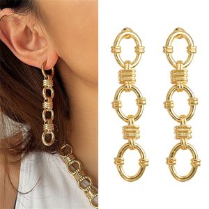 Designer oorbellen voor vrouwen dame lang hangende stud earring