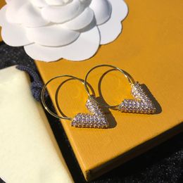 designer oorbellen hoepels voor vrouw ontwerpers luxe diamanten parelachtige oorbel merk studs dames bruiloften sieraden 2307206Z