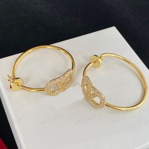Designer earrings in brass, Hoop & Huggie earrings with Zircon letters, stylish women's jewelry, Gifts