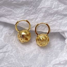 Boucles d'oreilles de créateurs Loews Bijoux de luxe Top accessoires Nouveau sens haut de gamme LOEVF tissé boucles d'oreilles boule ronde design de niche boucles d'oreilles exagérées bijoux cadeau de Noël