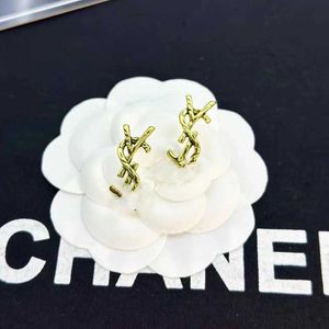 Designer Oorbellen SL Luxe Top Nieuwe Mode Lange Letteraccessoires Mooie en eenvoudige stijl Gouden Earnail Accessoires Sieraden romantische Valentijnsdagcadeaus