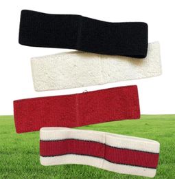 Designer Elastische hoofdband voor vrouwen en mannen Green en Red Striped Hair Bands Head Scarf Headwraps Gifts7396055