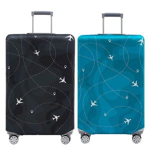 Designer Elastische bagage Cover Bagage Beschermingsafdekkingen voor 18-32 inch trolley koffer koffer behuizing Dust Cover Travel Accessories 240418