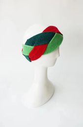 Designer Elastic Wool -hoofdbanden gebreide 3 kleuren Twined Hair Bands voor mannen en vrouwen Italië Merken Winter Warm Hoofdband headwra9821946