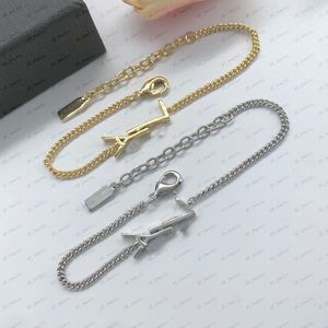 Créateur élégant or et argent élégant femmes lettre pendentif classique 4/quatre trèfle Bracelet mariage spécialement conçu bijoux