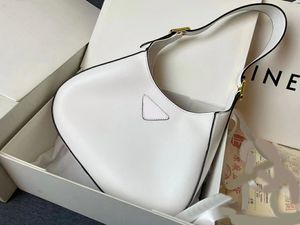 Diseñador Elegante Bolsos de hombro de cuero medio de cuero geométrico Sports Mango de bolso Ajustable Bolsos de hardware de metal esmaltado Bolsas de metal esmaltado Bolsas