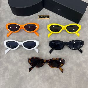Designer Ellipses Cat Eye Sunglasses For Women Small Frame Trend Men Gift Beach Ombrage UV Protection des lunettes polarisées avec boîte Nice