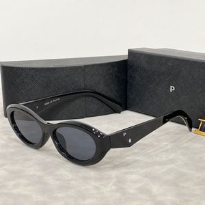 Gafas de sol de diseño elipses con forma de ojo de gato para mujer, montura pequeña, tendencia, regalo para hombre, gafas polarizadas con protección UV para playa