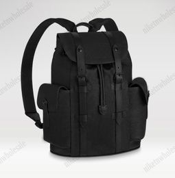 M20899 CHRISTOPHER PM sac à dos design pour hommes monogrammes en relief toile cuir sport sac de voyage grande capacité sac d'ordinateur scolaire