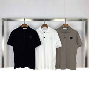 T-shirt POLO à manches courtes, classique et décontracté, avec broderie de styliste, pour hommes et femmes