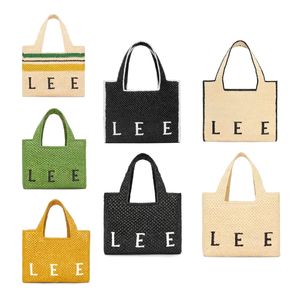 Paille de luxe Raffias Font Designer Sacs TOTE FEU FEU MAIN HOMMES MENSE MELLES Sacs de bobe