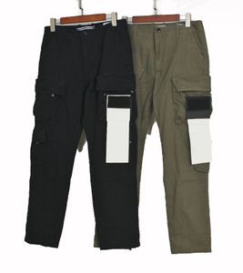 Pantalon cargo de sport de loisirs de plein air multi-poches avec fonction de lavage de broderie de créateur pour hommes et femmes avec toute la mode