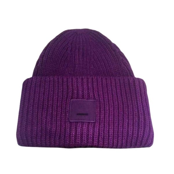 Gorro de diseñador para terapia emocional, gorro cálido de lana tejido con calavera para hombre y mujer, gorros de Hip-hop de calle, moda de otoño e invierno