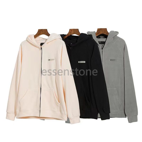 Designer Ess Hoodie Ess Vestes Mens Mens Fashion Fashion chaude automne Mabille d'hiver LETTES LONGES Impression High Street Luxurys Loissine Unisexe Tops Zip Veste Taille S-XL