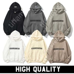 Designer Essent Sweat à capuche Short pour femmes Essentialhoodies Mens Gel de silice Costume Pull Sweatshirts Survêtement Lovers Tops Essentialshirt 5S52