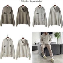 Designer Essentail Sweat à capuche Pulls à tricoter pour femmes à manches longues Ess Sweats à capuche Top tricoté Mens Gel de silice Costume Pull Lovers Vêtements X8AP