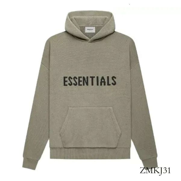 Diseñador Essentialshoodie Hombre Suéteres para mujer Manga larga Ess Sudadera con capucha Sudaderas de punto Hombre Essentialsweatshirts Traje Jersey Love 6419