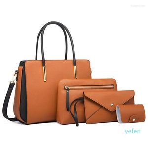 Designer-sacs de soirée 2023 quatre pièces ensemble fils mère sac marée mode féminine frais bandoulière unique épaule sac à main sac à main carte