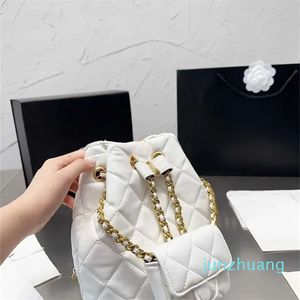 Diseñador -Bolsos de hombro de noche Mochila Mochilas para mujer 2 piezas Conjunto Monederos cruzados Titular de la tarjeta Mini bolsos de cuero Bolsa de cadena