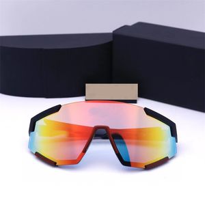 Gafas de diseñador Moda Deporte al aire libre Gafas de sol Lentes de vidrio oscuro Hombres Gafas de sol Estilo vanguardista Gama alta Moda masculina 2024 hj028 F4