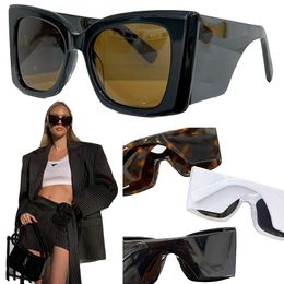 Lunettes de créateurs lunettes de soleil mode marque de luxe dames femmes noir grande jambe vacances plage station lunettes décontractées pas de lunettes repose-nez SL M119 avec étui