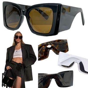 Gafas de diseñador Gafas Gafas de sol de moda Marca de lujo para mujer para mujer negro pierna grande Holiday beach resort gafas casuales Sin anteojos resto de nariz SL M119 Con estuche