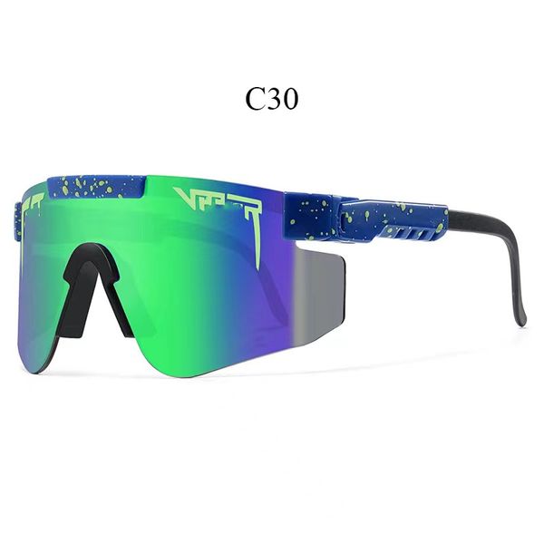 Lunettes de soleil de sport Lunettes de soleil polarisantes TR90 pour hommes Matériau UVA / UVB Lunettes de soleil Lunettes de cyclisme Lunettes de ski Lunettes de ski Cadeau original pour femme