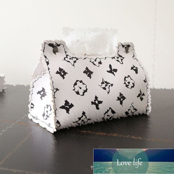 Boîte de tissus de tissu de créateur Coton et lin Boîtes de serviette de tissu Sac de tissu Table de table de thé