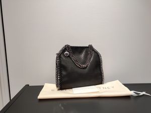 Sac Falabella de styliste, petit fourre-tout pour femmes, sacs de Shopping métalliques, sac à main végétarien en cuir brossé, sac à bandoulière