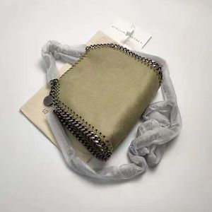 Designer Falabella mini sac fourre-tout en cuir authentique en cuir crossbodg à main luxe femme argent / or / noir 3-taille épaule