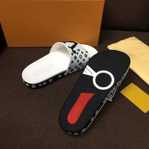Diseñador de hombres y mujeres famosos zapatillas de moda clásica de cuero de lujo a prueba de agua de verano al aire libre sandalia casual con tamaño de caja 35-45 541364