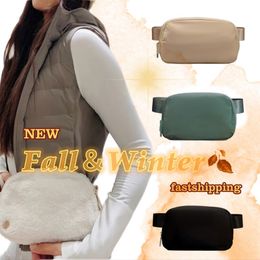 designer heuptasjes herfst en winter pluche heuptasje heren heuptas dames taille nylon heuptas vierkante tas