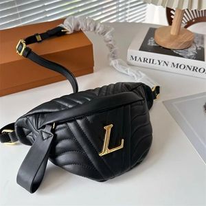 Designer Fanny Packs Echte lederen bumtas Dames Mens Luxe Bumbags Fashion Cross Body Schoudertaillezakken Temperament Bumbag F287A