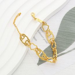 Designer Fashion 5A Qualität Love 19 cm mit offizieller Größe Gold Tennis für Damen Designer Cleef Armband Schmuck, verblasst nicht
