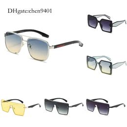 Designer Mode Anti-Stil Reflexion Sonnenbrille Klassische Brillen Outdoor Strand Sonnenbrille für Mann Frau Polychrome