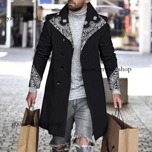 Designer Fashion Automne / Hiver Manteau Trench Coats 2024 Mode d'hiver Hommes Coupe-vent Vêtements longs pour hommes Hommes Casual Business Coat Loisirs 874