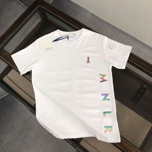 Diseñador Moda casual Chaopai clásico Nuevo algodón de alta gama bordado letras brillantes estampado camiseta casual deportes multifuncionales camisa de manga corta verano