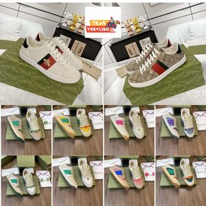 Designer Fashion Casual Shoes Bee Ace Low Women's Shoes Sneakers Tiger broderie noir blanc vert Walking Walking Men's Women's's 1977 Screenner Sneakers