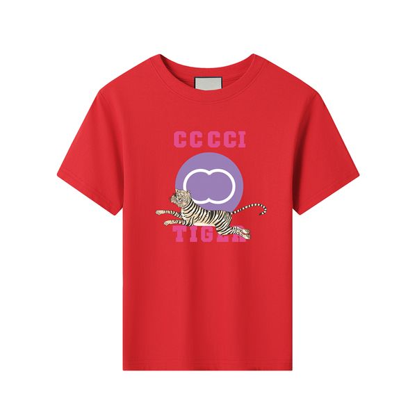 Diseñador de moda para niños tops camiseta letra G marca de lujo patrón de dibujos animados traje de verano niños niñas camisa ropa para niños CHD2310193 esskids