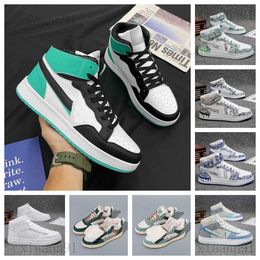 Designer Fashion Classic 1 Man Women One Casual Shoes Platform Sneakers Black Blue Gray AF1 Wit groene Virgil Ablohs Skeleton Airforce 1 Running Outdoor Trainers