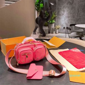 Diseñador: bolsos clásicos de moda, bolsos cruzados, bolsos de mensajero para hombres y mujeres, con letra en relieve, bolso de temperamento de dos piezas para mujer.