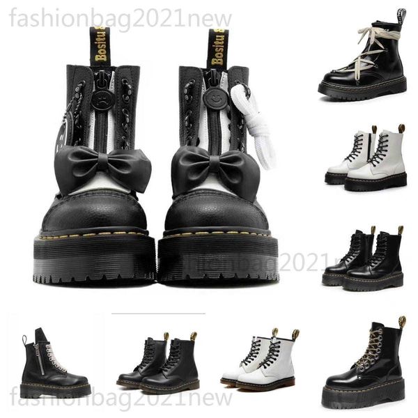 Designer Fashion Classic Dr Martins Bottes Chaussures Été Classique Casual Style gothique Semelle épaisse Hommes Femmes Doc Martin Bottes High Top Bottes de moto de style britannique